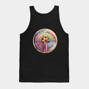 Watercolor Labyrinth Maze Tank Top